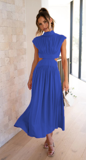 Women's Elegant Cut Out Maxi Dress