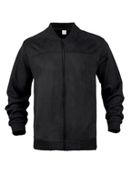 Men's Full-Zip Bomber Jacket with Ribbed Trim