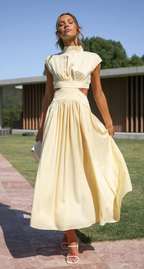 Women's Elegant Cut Out Maxi Dress