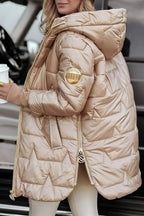 Women’s Mid-Length Hooded Puffer Coat