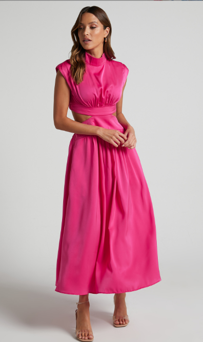 Women's Elegant Cut Out Maxi Dress
