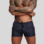 Men’s Short Swim Trunks with Zip Pockets