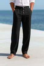 Men's Linen Drawstring Pants