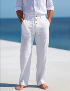 Men's Linen Drawstring Pants