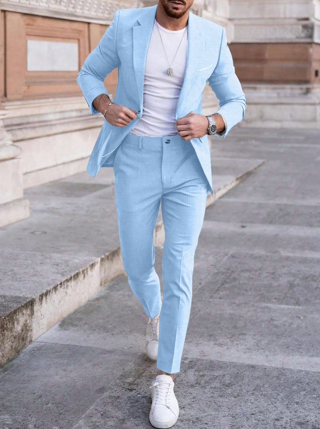 Men's Modern Slim Fit Suit
