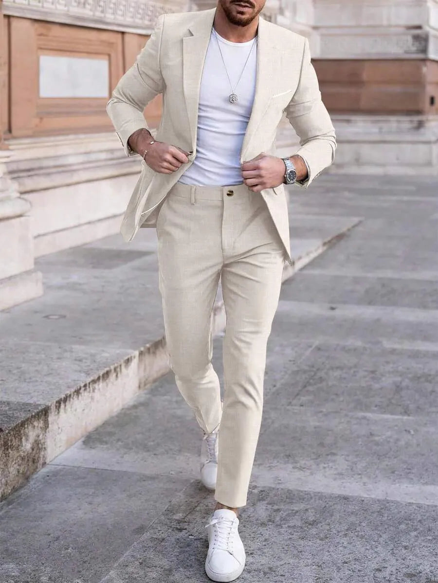 Men's Modern Slim Fit Suit
