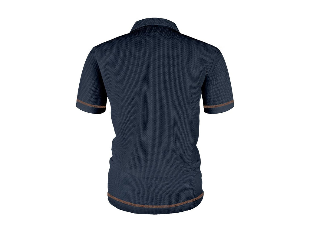 Men's Textured Knit Polo