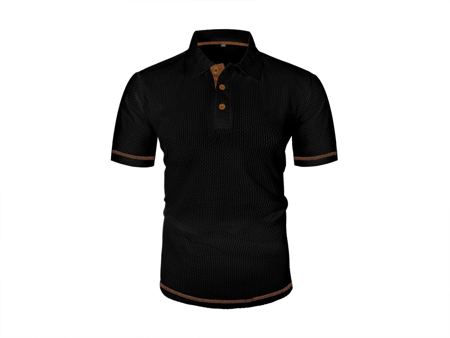 Men's Textured Knit Polo