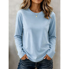 Women's Long Sleeve Crew Neck T-Shirt