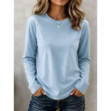 Women's Long Sleeve Crew Neck T-Shirt