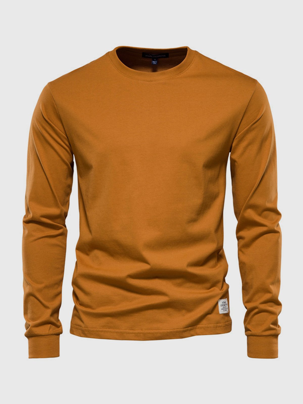 Men’s Crew-Neck Long-Sleeve T-Shirt