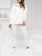 Women's 3 Piece Pant Set with Layered Top