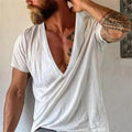 Men’s Deep V Neck Casual Tee