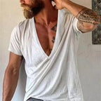 Men’s Deep V Neck Casual Tee