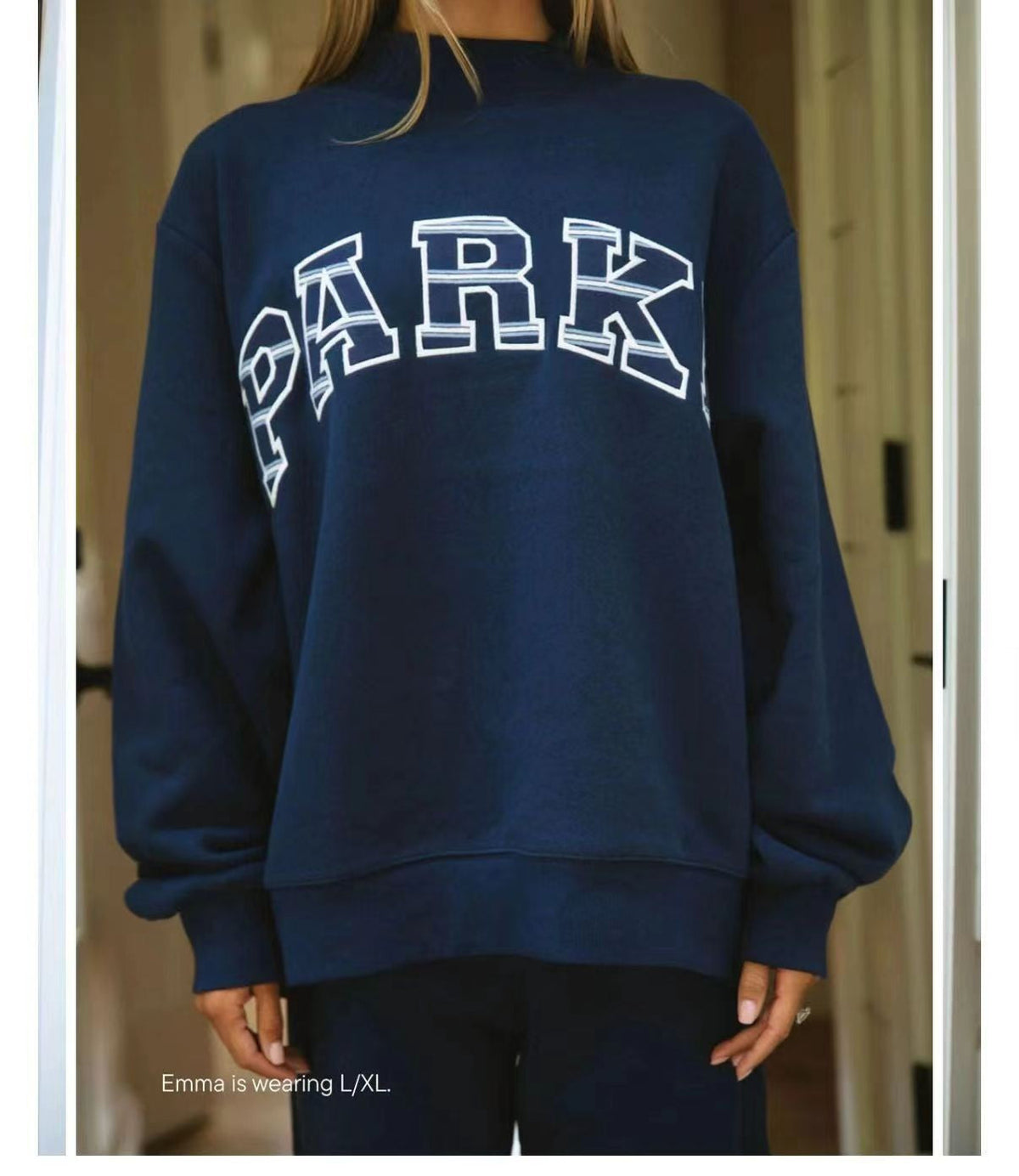 Women's Oversized Graphic Crewneck Sweater
