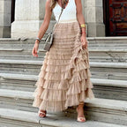 Women's Tiered Maxi Skirt