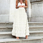 Women's Tiered Maxi Skirt