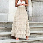 Women's Tiered Maxi Skirt