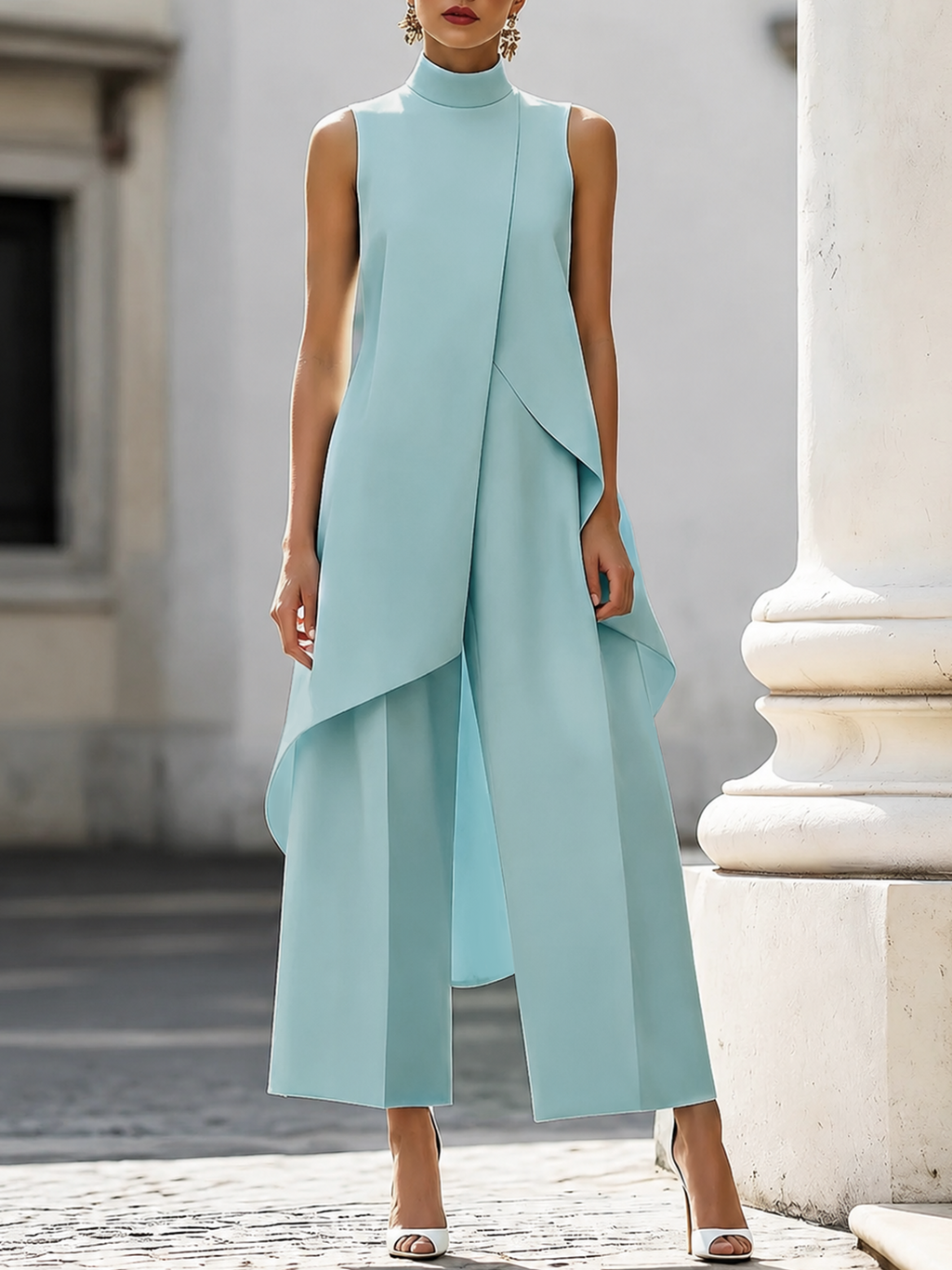 Women’s Wide-Leg Pant Set
