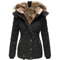 Women’s Fur-Trim Hooded Winter Jacket