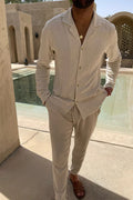 Men’s Linen Two Piece Set