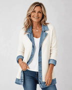 Women’s Longline Contrast Trim Blazer