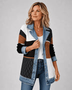 Women’s Longline Contrast Trim Blazer