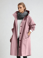 Women’s Hooded Long Trench Coat