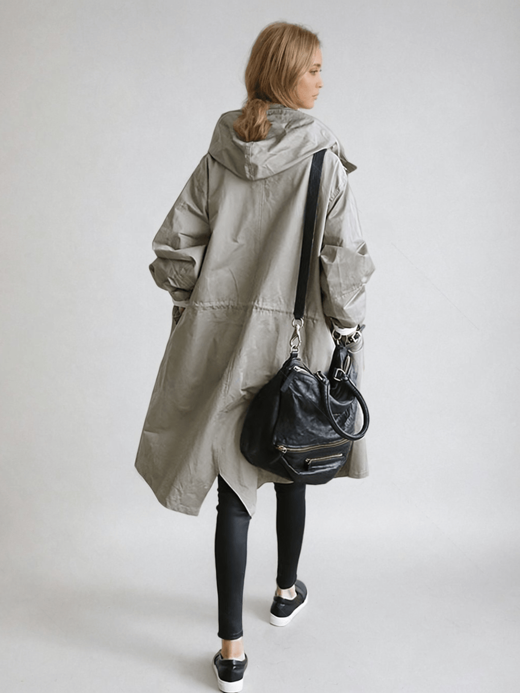 Women’s Hooded Long Trench Coat