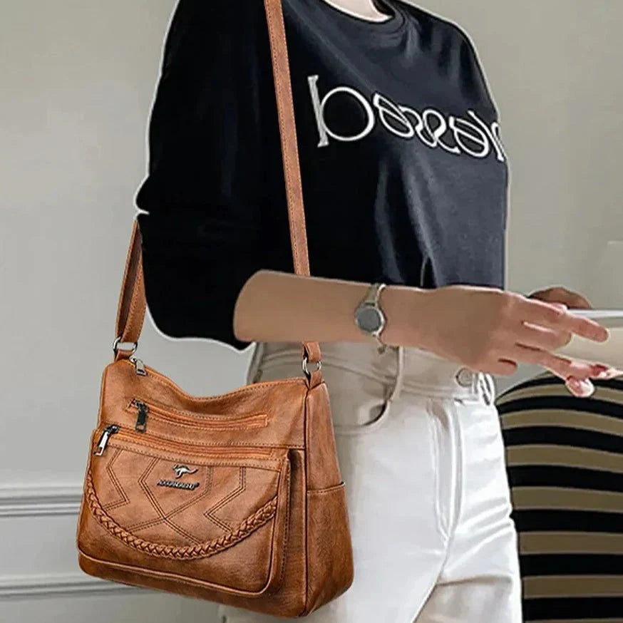 Women’s Multi-Pocket Crossbody Shoulder Bag