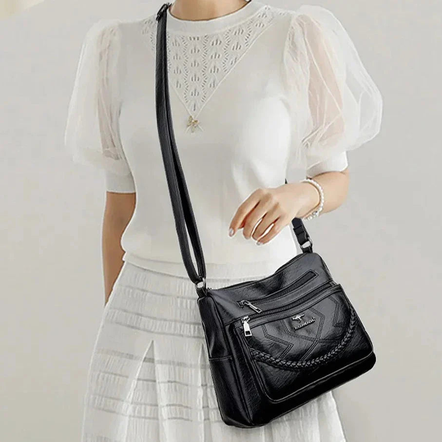 Women’s Multi-Pocket Crossbody Shoulder Bag