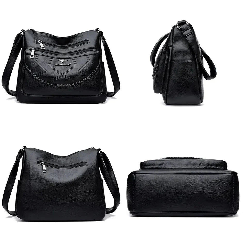 Women’s Multi-Pocket Crossbody Shoulder Bag