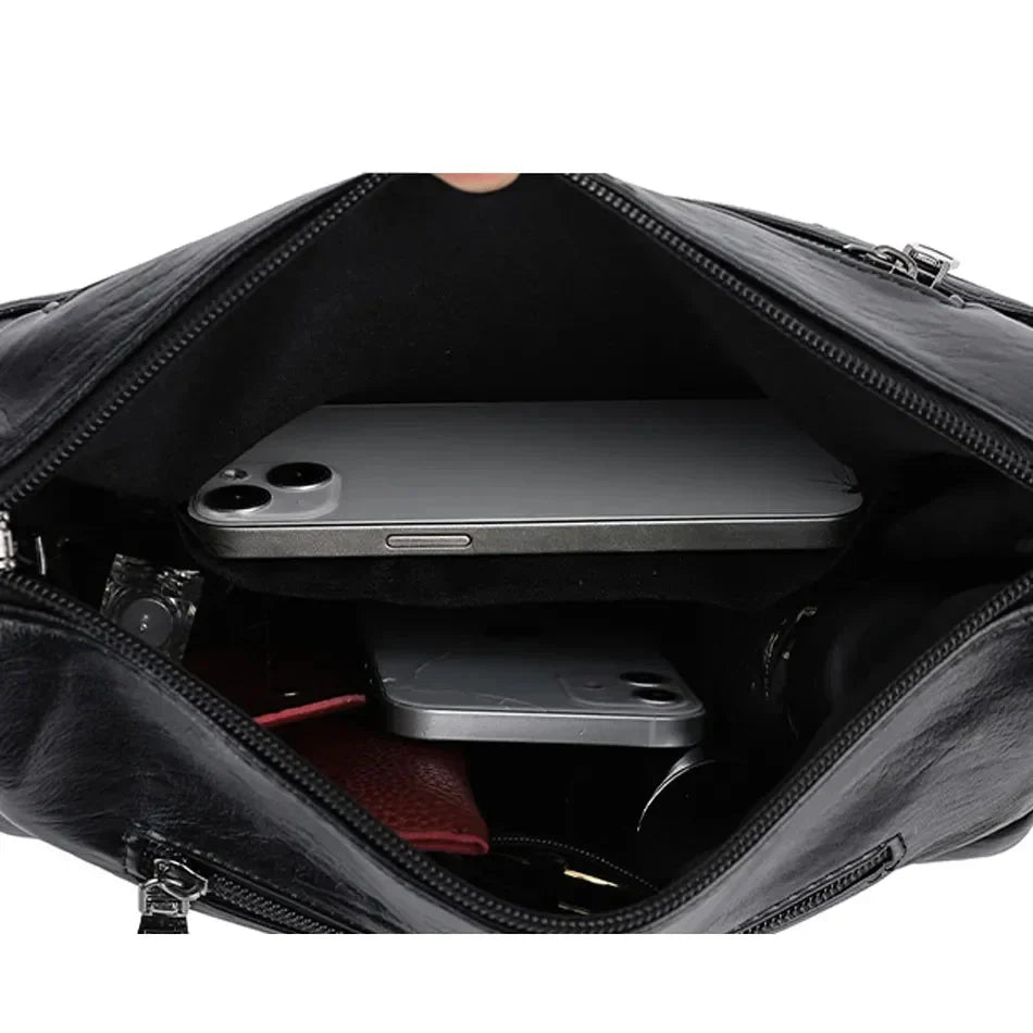 Women’s Multi-Pocket Crossbody Shoulder Bag