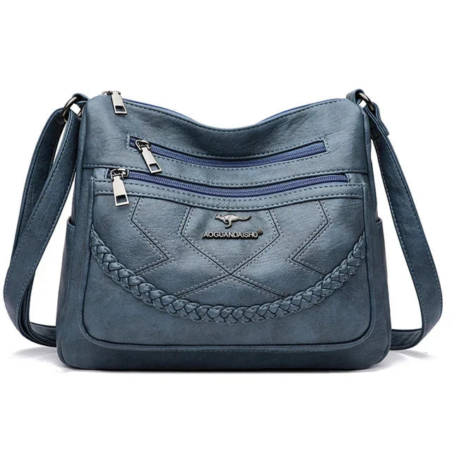 Women’s Multi-Pocket Crossbody Shoulder Bag