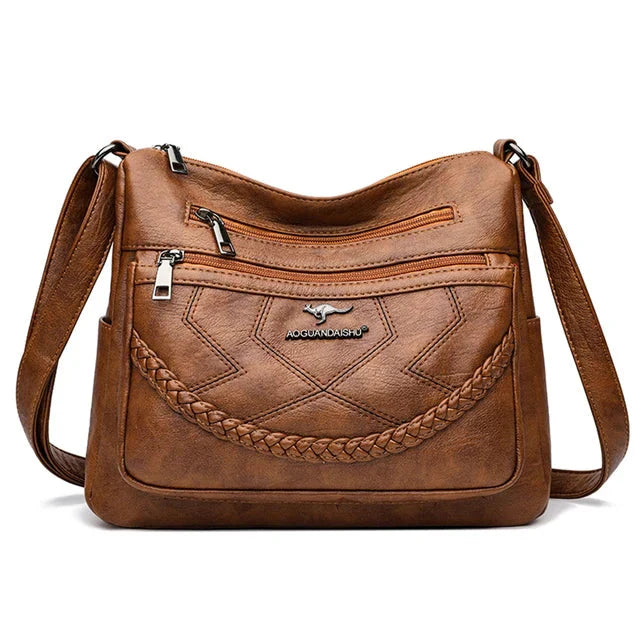 Women’s Multi-Pocket Crossbody Shoulder Bag