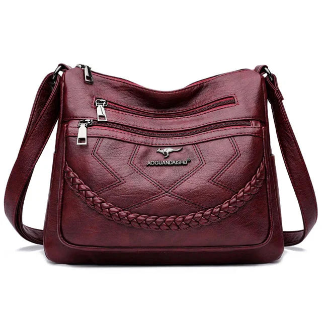Women’s Multi-Pocket Crossbody Shoulder Bag
