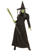 Women's Classic Witch Costume With Button-Front Jacket
