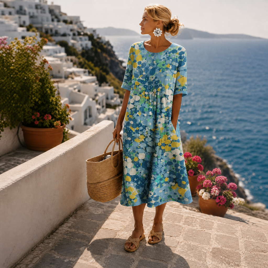 Women's Floral Midi Dress