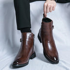 Men’s Buckle Ankle Boots