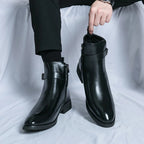 Men’s Buckle Ankle Boots