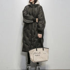 Women's Long Hooded Winter Jacket