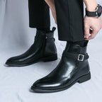 Men’s Buckle Ankle Boots