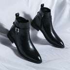 Men’s Buckle Ankle Boots