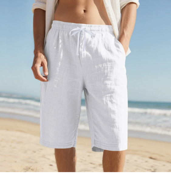 Men’s Drawstring Relaxed Fit Casual Shorts