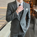 Men’s Pinstripe Three Piece Suit
