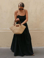 Women's Backless Maxi Dress