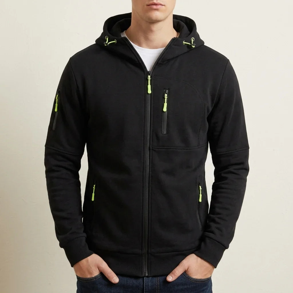 Men’s Full Zip Hooded Jacket