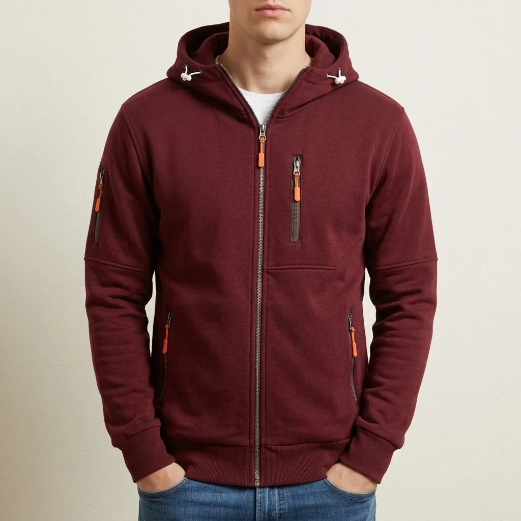 Men’s Full Zip Hooded Jacket