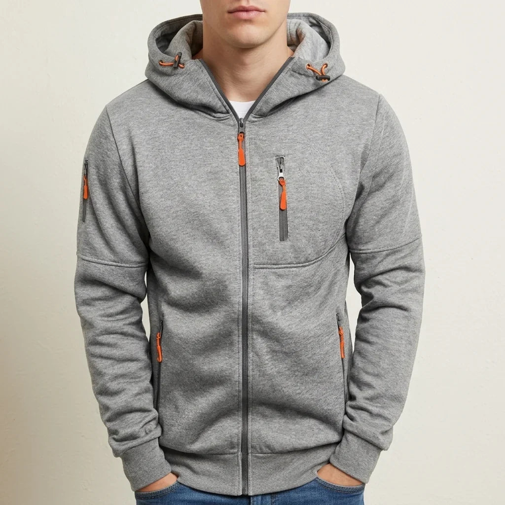 Men’s Full Zip Hooded Jacket