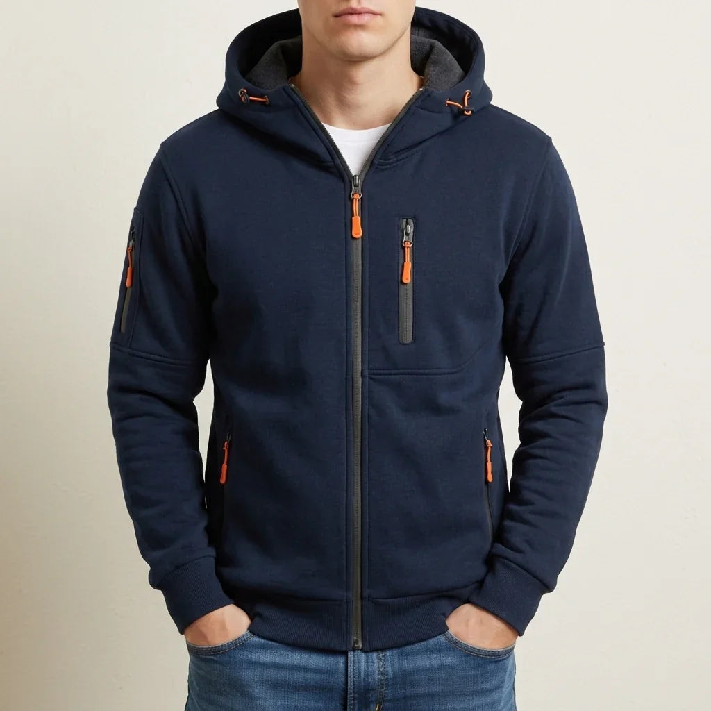 Men’s Full Zip Hooded Jacket